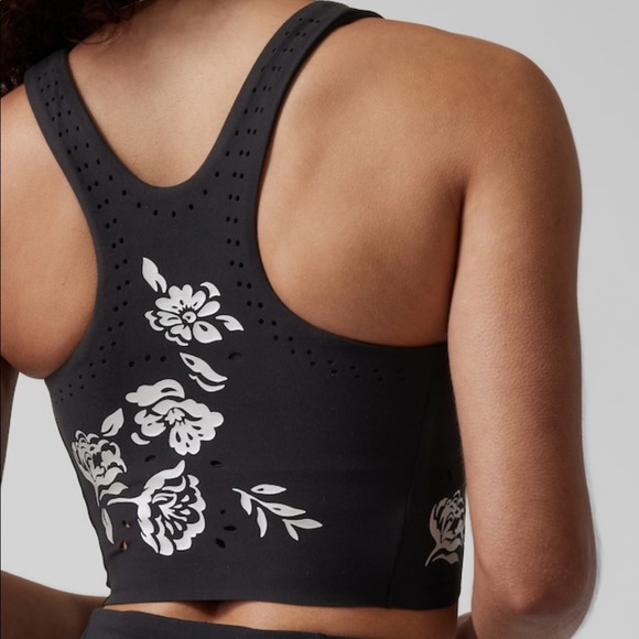 Athleta D-DD Conscious Eyelet Crop - Picture 3 of 5